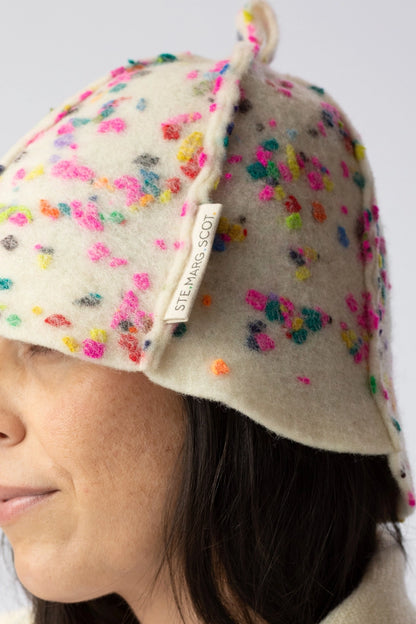 Sauna Hat | Confetti Wool