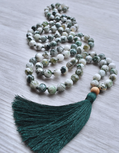 Alpine 108 Bead Mala Necklace | Salt and Moon