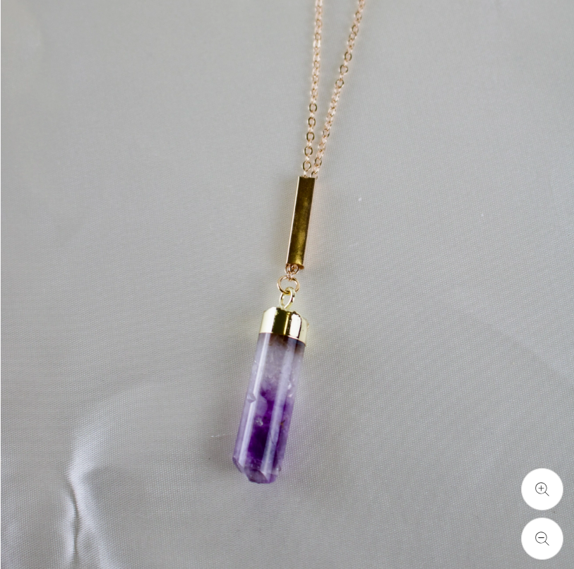 Necklace | Zena // Amethyst Necklace