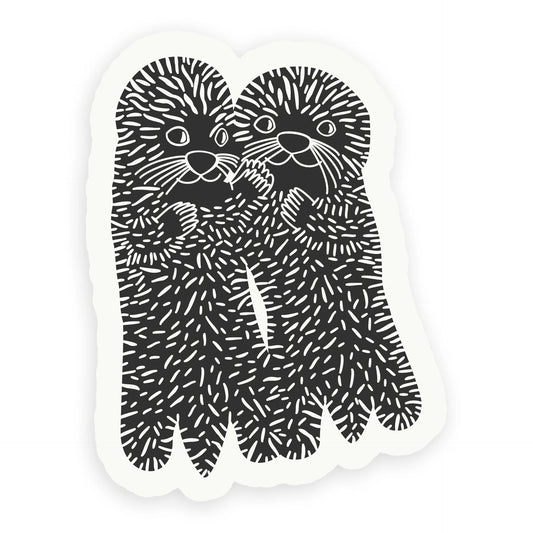 Sea Otters Sticker