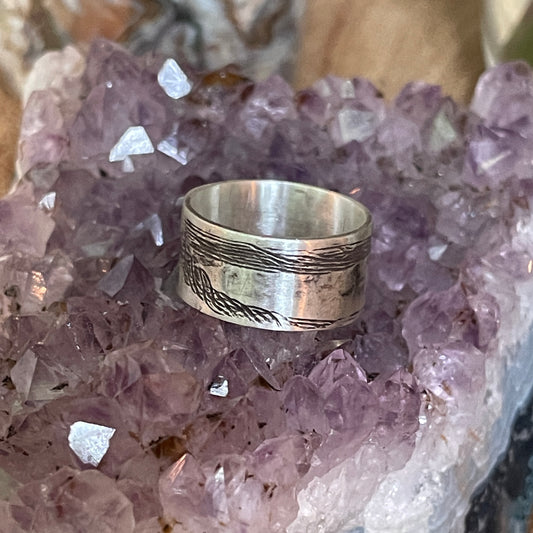 Textured Line Ring | Galili Ellis