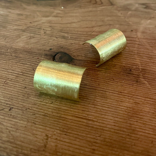 Wide Brass Hoops | Galili Ellis