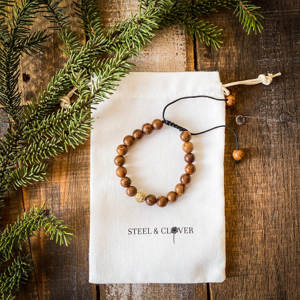 Bracelet | Chinchaga Wooden Bead Bracelet