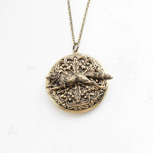 Antiqued Brass Locket | A Pocket of Posies