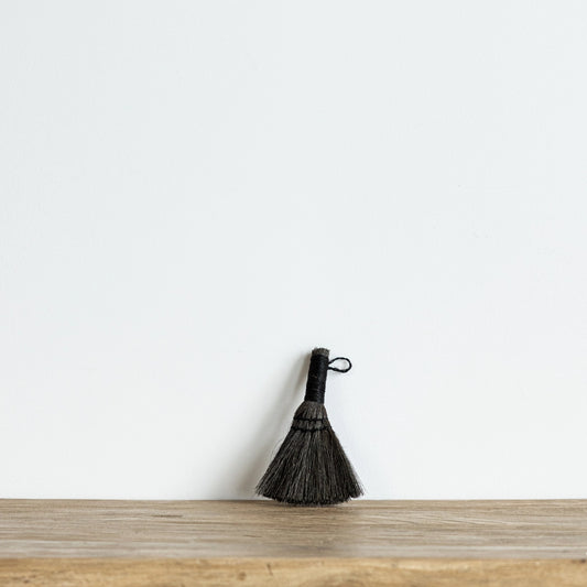 Soft Woven Handle Broom by Luxe B Co | Black