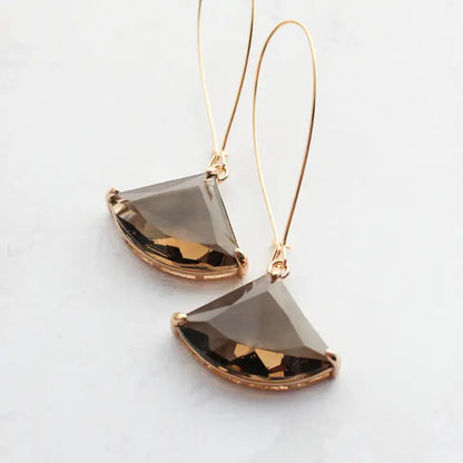 Large Glass Earrings