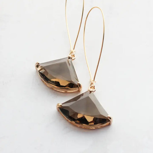 Large Glass Earrings