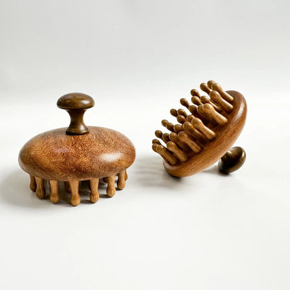 Smile Boutiques - Natural Sandalwood Scalp Massager