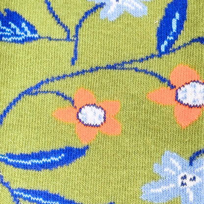 Friday Sock Co. - Women's Flower Vine Crew Socks - Perfect Mother’s Day Gift: Women’s 5 – 10