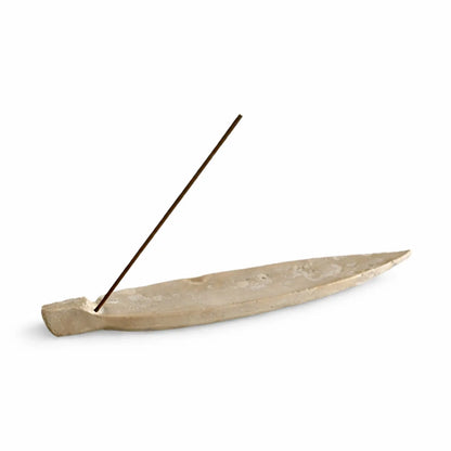 Drift Travertine Incense Holder | Bursera