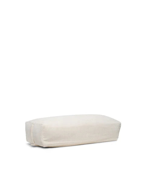 B,Halfmoon Corduroy Rectangular Bolster - Birch