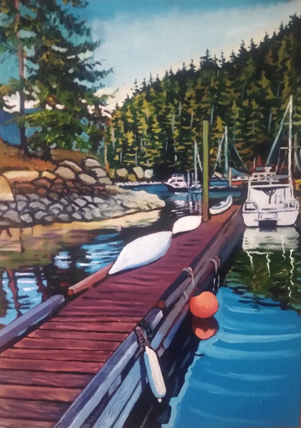 Nick Jennings Card - Dock at Snug Cove