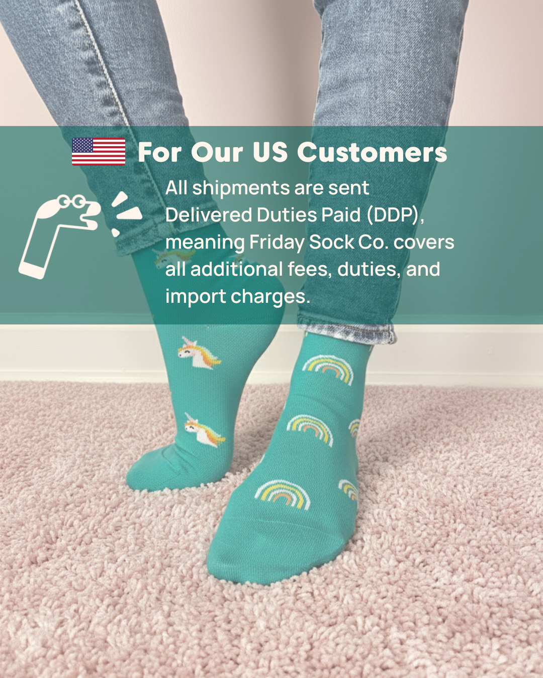 Friday Sock Co. - Women's Bear in Hat and Trees Crew Socks - Cute Gift for Mom