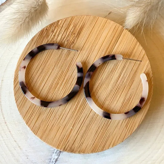 Earrings | Acetate Hoop (Small)