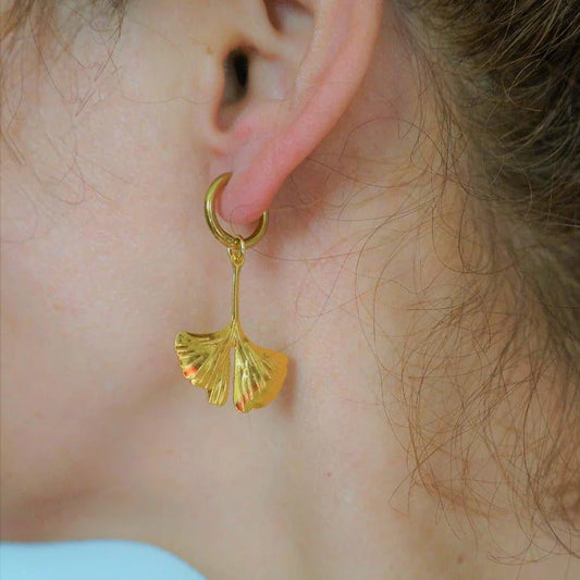 Sve Jewels Ginkgo Earrings