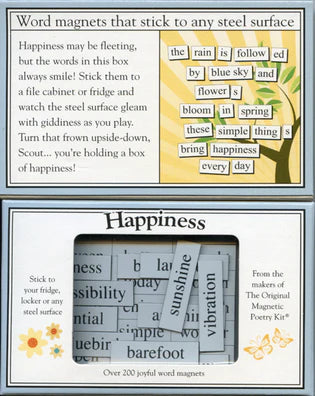 Happiness Magnetic Poetry