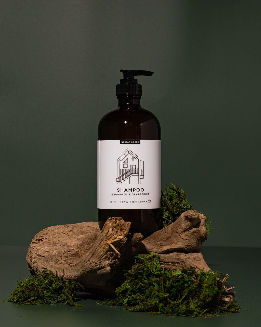 Nectar Goods | Shampoo, Bergamot + Grapefruit