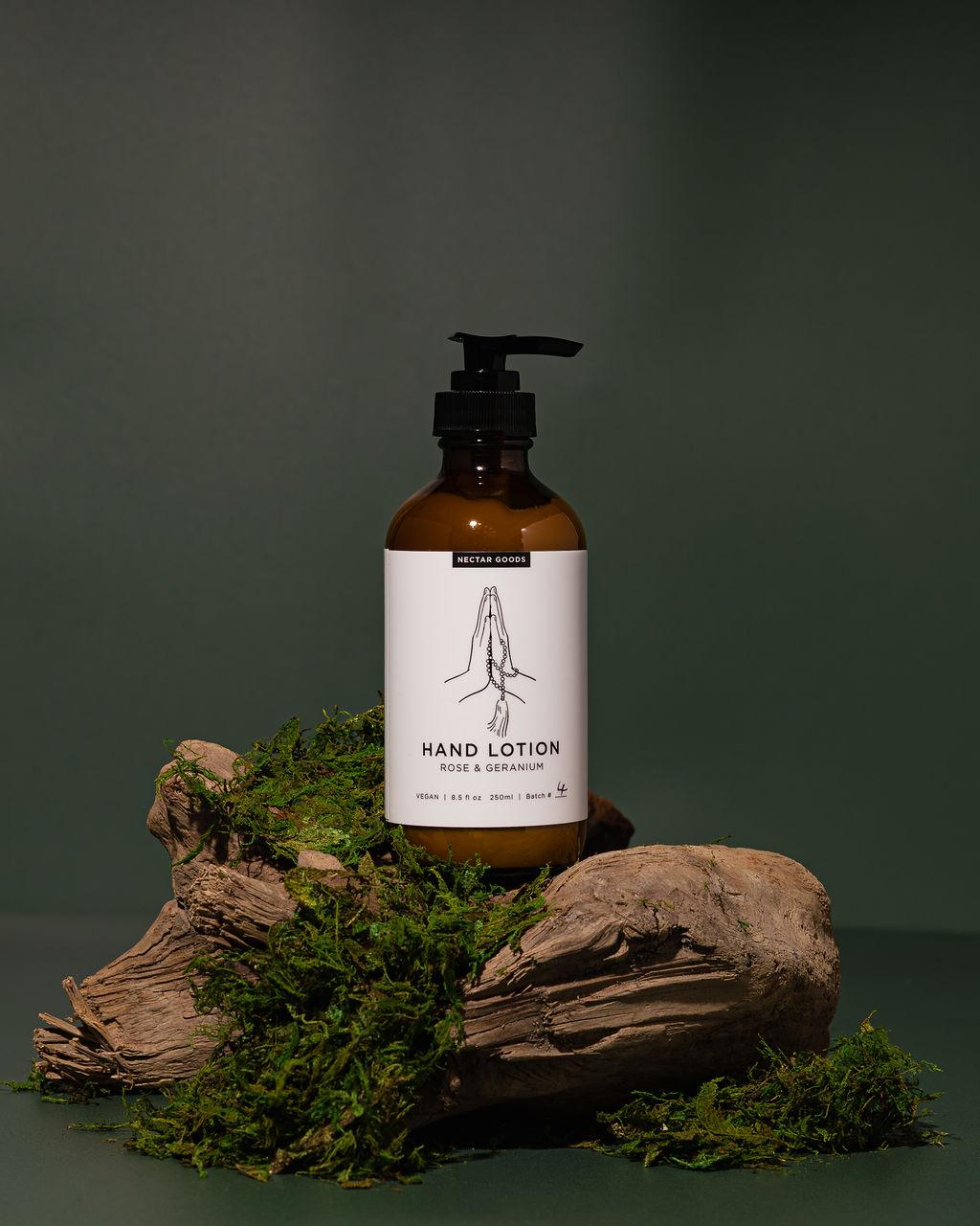 Nectar Goods | Hand Lotion, Rose + Geranium