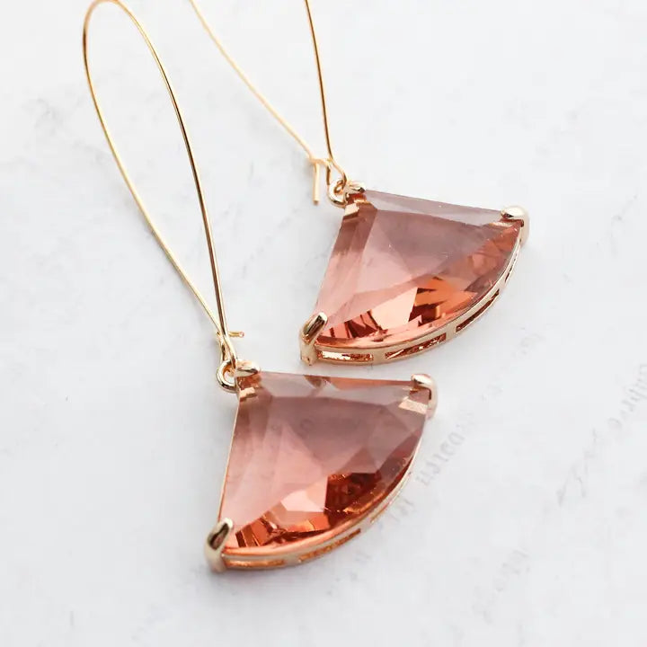 Large Glass Earrings