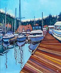 Nick Jennings Card - Dock at Snug Cove Leeward