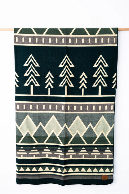 Tree Line Blanket | Balsam Fir
