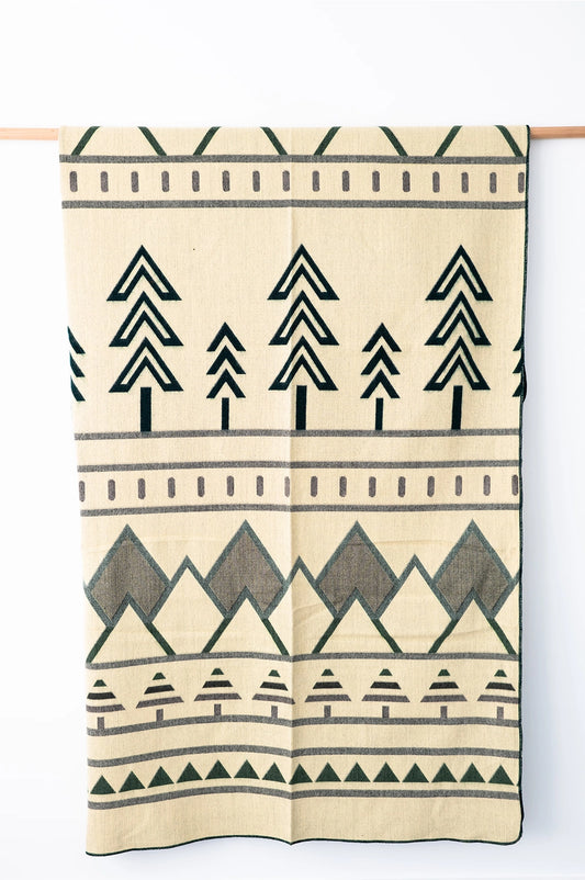 Tree Line Blanket | Balsam Fir