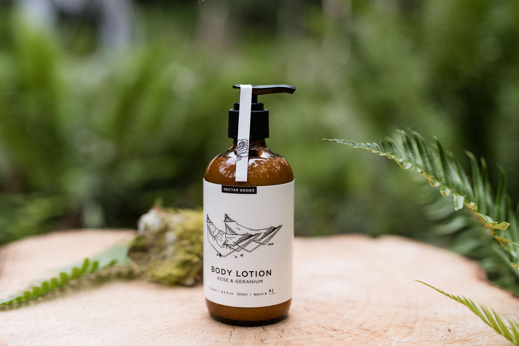 Nectar Goods Rose + Geranium Body Lotion